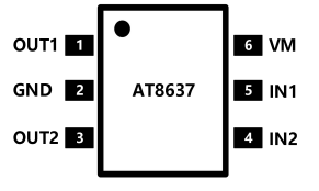 图片[1]-AT8637-单通道低压 H桥电机驱动芯片