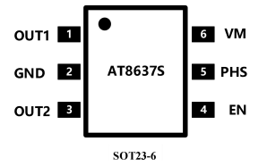 图片[1]-AT8637S-单通道低压 H桥电机驱动芯片