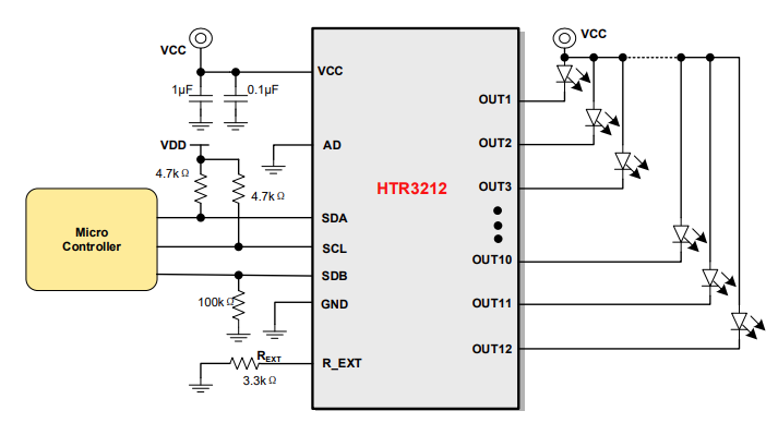 图片[3]-HTR3212丨12路LED PWM驱动器